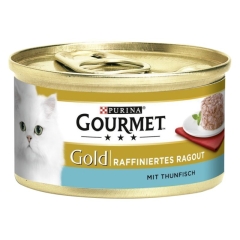 Gourmet Gold Ragout z tuńczykiem 12 x 85 g - karma dla kota