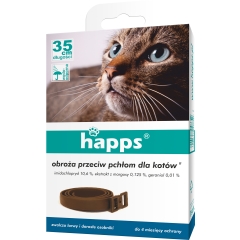 Happs - Obroża przeciw pchłom dla kotów