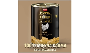 PUPIL Premium All Meat Gold - indyk 400 g (karma dla psa)