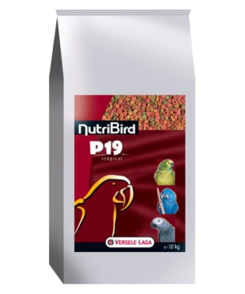 NutriBird - P19 Tropical - 10kg - granulat rozpłodowy dla dużych papug.
