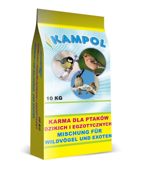 KAMPOL - Mieszanka dla dzikich ptaków zimujących - 10 kg (dzikie ptaki)