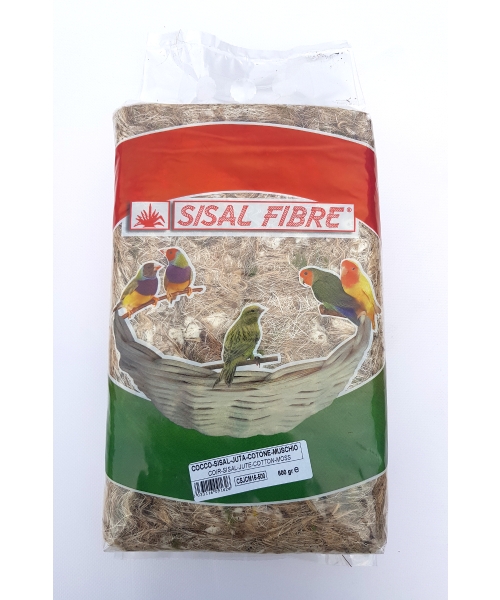 Sisal Fibre - Kokos, sizal, juta, bawełna, mech - 500 g