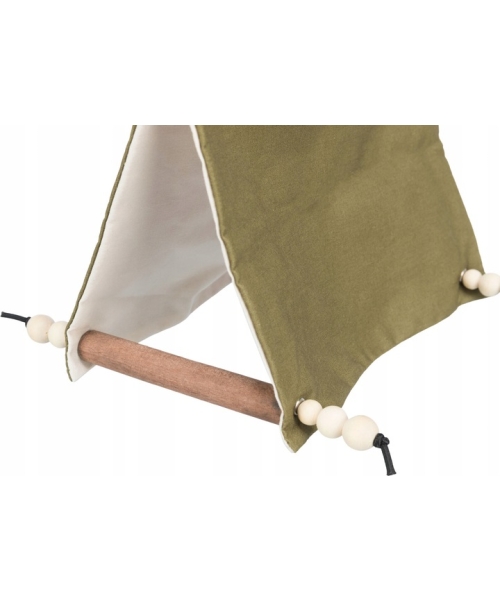 Namiot podwieszany zielony - bawełna