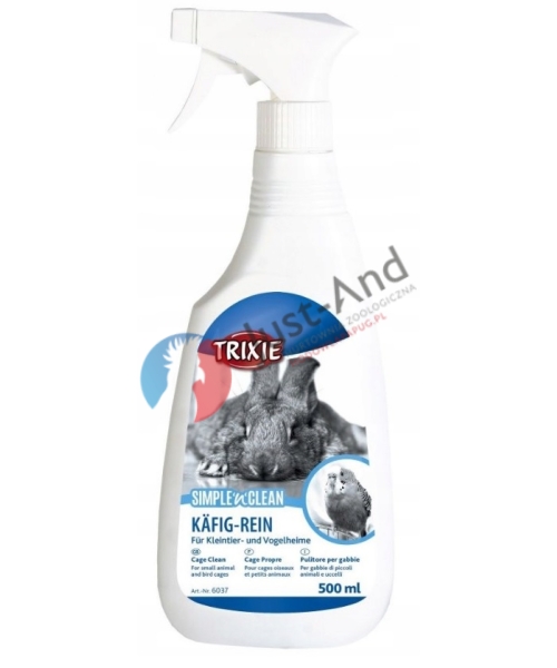 Trixie - Płyn do mycia i dezynfekcji klatek, kuwet 500 ml