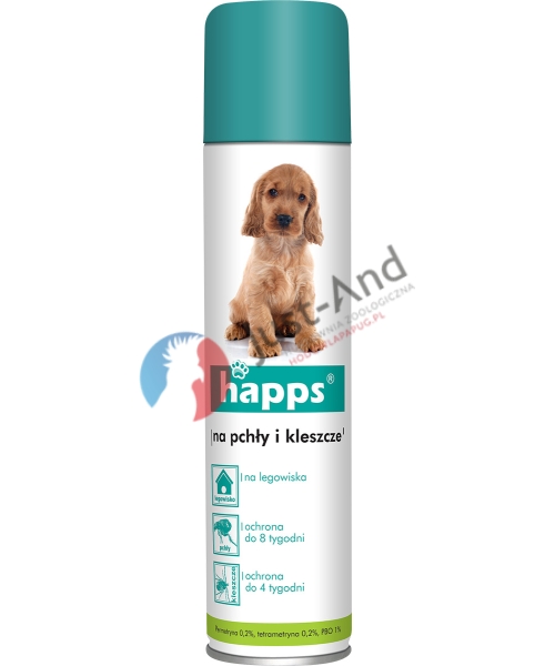 Happs - Na pchły i kleszcze dla psów 250 ml