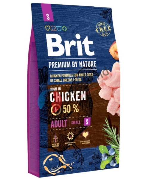 BRIT Premium - Adult S - karma dla dorosłych psów/psa 8 kg (małe rasy)