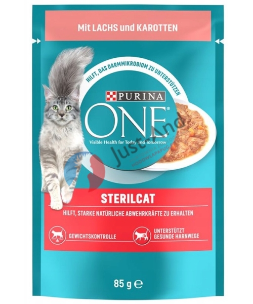 Purina One - mokra karma dla kotów sterylizowanych - Sterilcat Łosoś 85 g