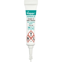 Happs Herbal - Krople na pchły i kleszcze dla psów średnich (10 - 20 kg)