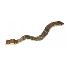 TRIXIE Drewniana drabinka dla chomika, myszki 55 cm