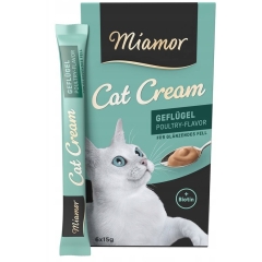 Miamor Geflugel-Cream - przysmak, pasta na sierść z drobiem dla kota 90 g