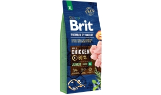 BRIT Premium by Nature Junior XL 15 kg - dla młodych psów dużych ras