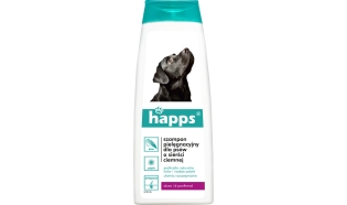 Happs - Szampon pielęgnacyjny dla psów o sierści ciemnej 200 ml