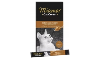 Miamor Leberwurst-Cream - przysmak, pasta z wątróbką dla kota 90 g